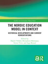 The Nordic Education Model in Context 的封面图片